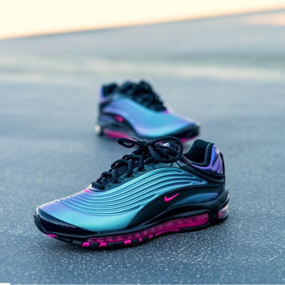 Air Max Deluxe Black/Laser Fuchsia
